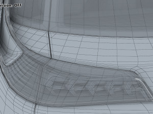 generic electric concept car Model 3D
