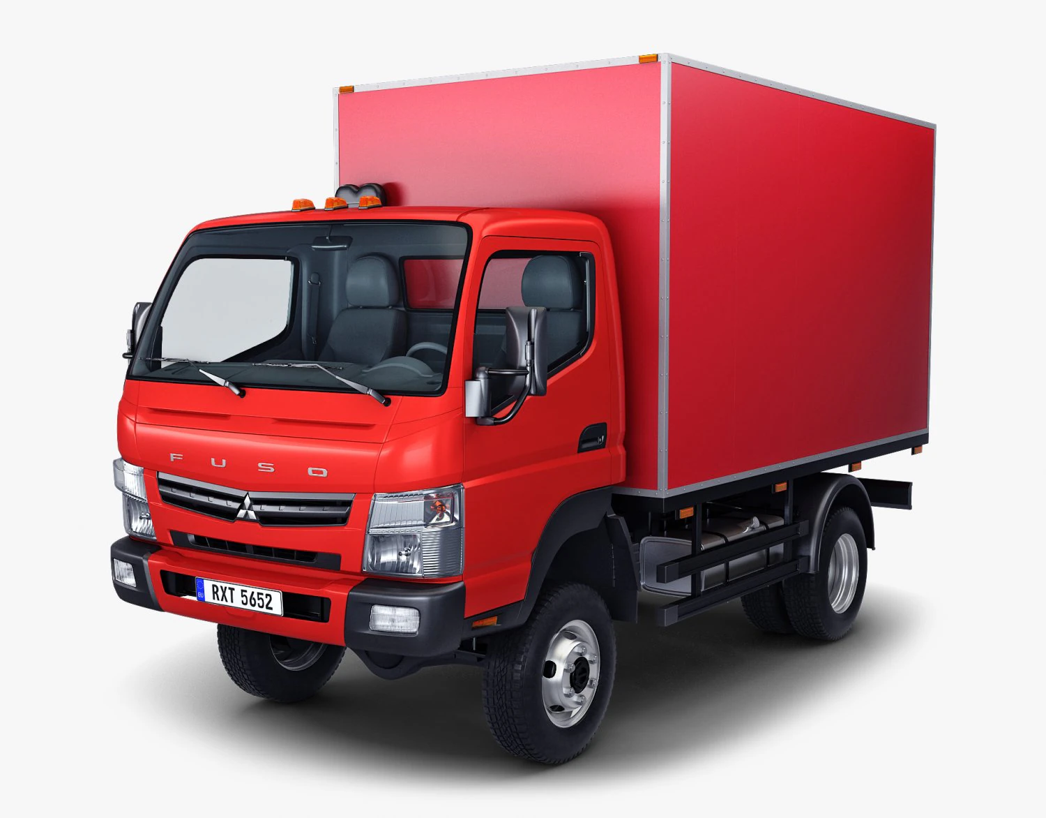 mitsubishi fuso canter 4x4 box 3D Model .c4d .max .obj .3ds .fbx .stl .blend 