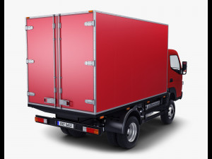 mitsubishi fuso canter 4x4 box 3D मॉडल