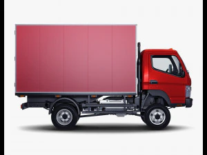 mitsubishi fuso canter 4x4 box 3D Model