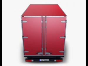 mitsubishi fuso canter 4x4 box 3D मॉडल