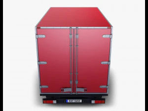 mitsubishi fuso canter 4x4 box 3D Model