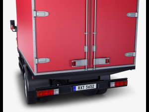 mitsubishi fuso canter 4x4 box 3D मॉडल
