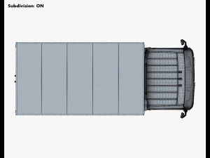 mitsubishi fuso canter 4x4 box 3D Model