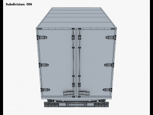 mitsubishi fuso canter 4x4 box 3D मॉडल