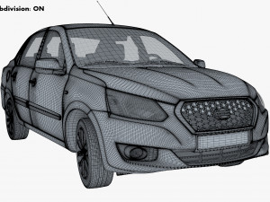 datsun on-do 2014 3D Model