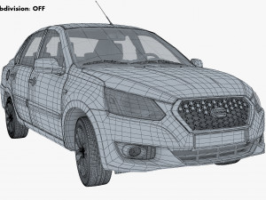 datsun on-do 2014 3D Model