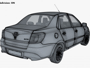 datsun on-do 2014 3D Model