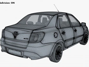 datsun on-do 2014 3D Model