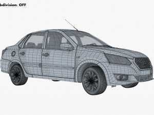 datsun on-do 2014 3D Model