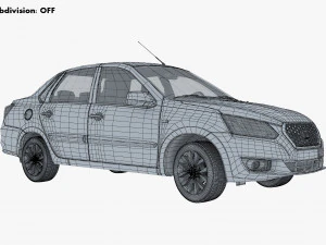 datsun on-do 2014 3D Model