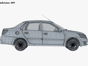datsun on-do 2014 3D Model