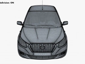 datsun on-do 2014 3D Model