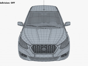 datsun on-do 2014 3D Model