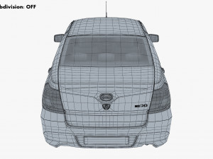 datsun on-do 2014 3D Model