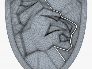 lion shield insignia v 2 3D Model