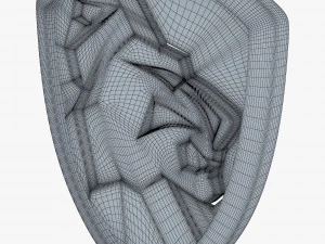 lion shield insignia v 2 3D Model