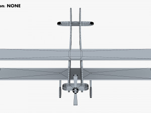 wooden toy plane v 1 3D Model