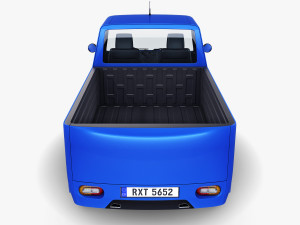 kei truck concept retro style blue 3D Model