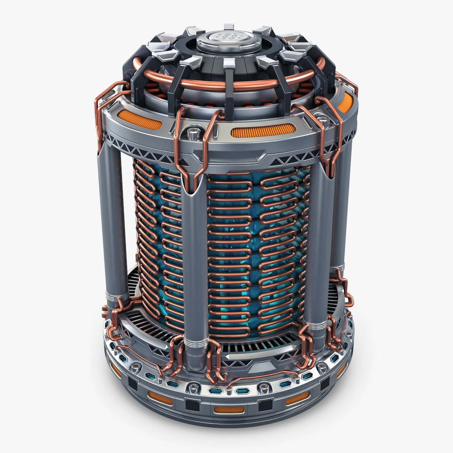 reactor gen sci fi v 1 3D Model .c4d .max .obj .3ds .fbx .stl .blend 