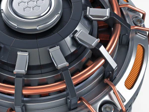 reactor gen sci fi v 1 3D Model