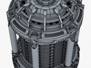 reactor gen sci fi v 1 3D Model
