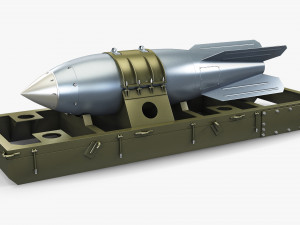 nuclear aerial bomb v 1 3D Model