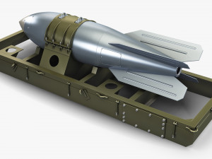 nuclear aerial bomb v 1 3D Model