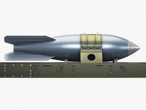 nuclear aerial bomb v 1 3D Model