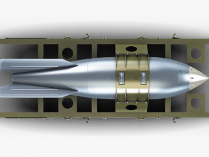 nuclear aerial bomb v 1 3D Model