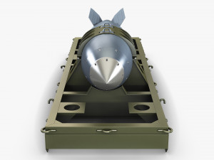 nuclear aerial bomb v 1 3D Model