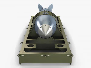 nuclear aerial bomb v 1 3D Model