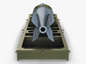 nuclear aerial bomb v 1 3D Model