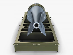 nuclear aerial bomb v 1 3D Model