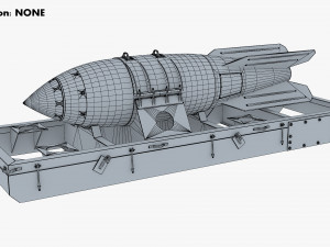 nuclear aerial bomb v 1 3D Model