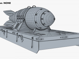 nuclear aerial bomb v 1 3D Model