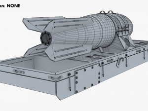 nuclear aerial bomb v 1 3D Model