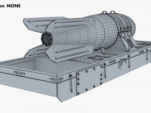 nuclear aerial bomb v 1 3D Model