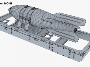 nuclear aerial bomb v 1 3D Model