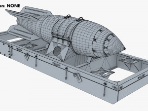 nuclear aerial bomb v 1 3D Model