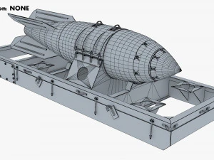 nuclear aerial bomb v 1 3D Model