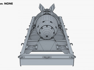 nuclear aerial bomb v 1 3D Model