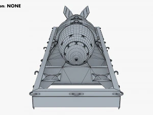 nuclear aerial bomb v 1 3D Model