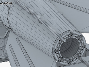 nuclear aerial bomb v 1 3D Model
