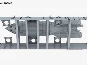 nuclear aerial bomb v 1 3D Model