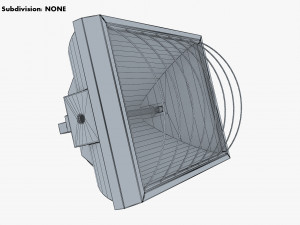 flood light v 1 3D Model
