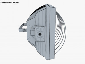 flood light v 1 3D Model