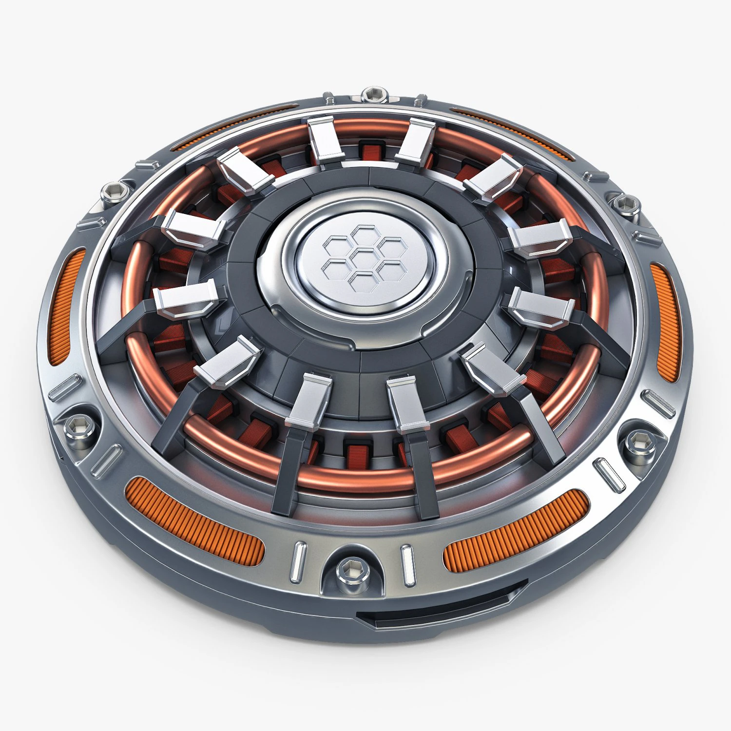 land mine sci fi v 1 3D Model .c4d .max .obj .3ds .fbx .stl .blend