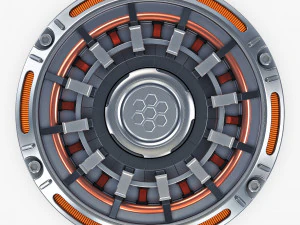 land mine sci fi v 1 3D Model