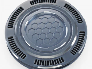 land mine sci fi v 1 3D Model